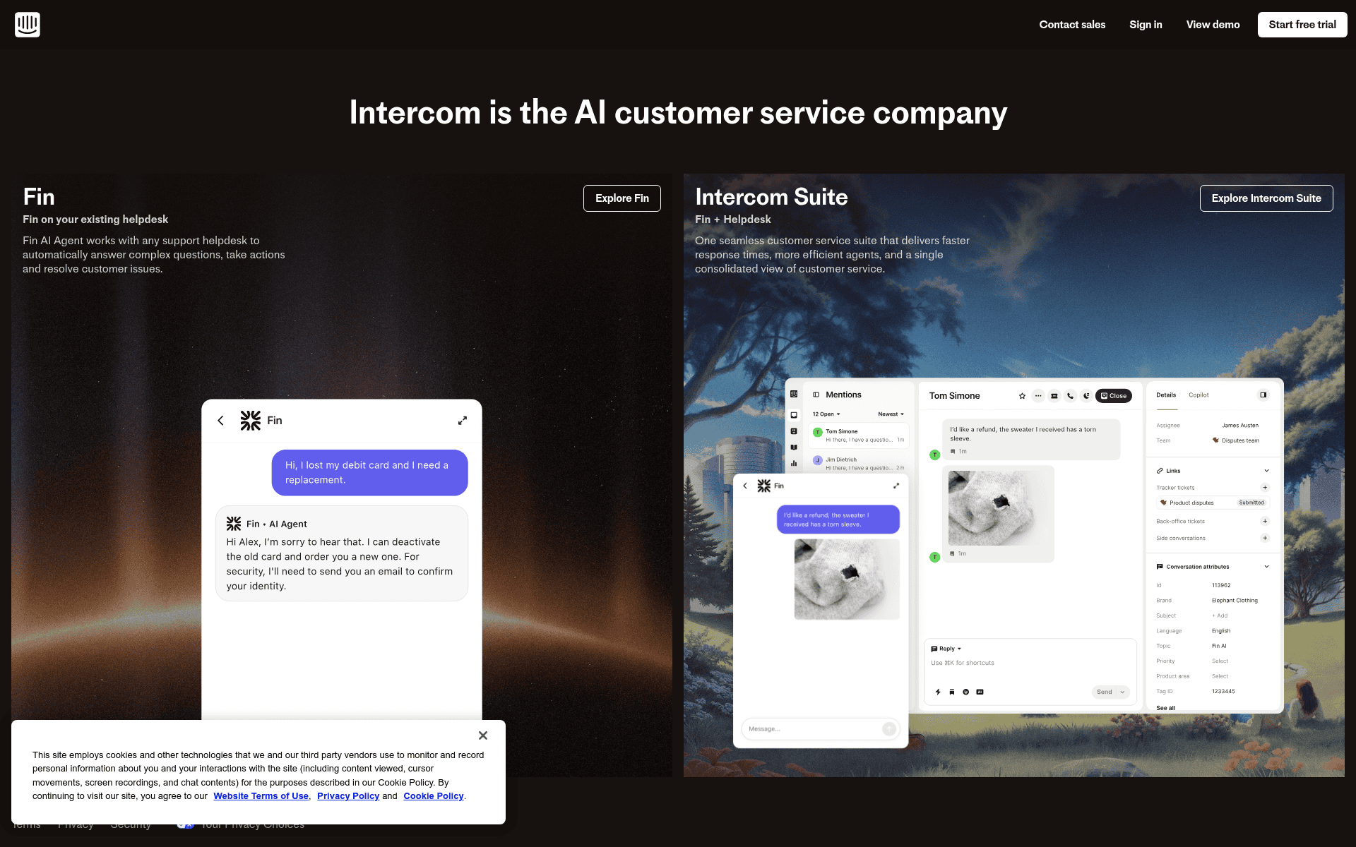 All Intercom Chat Intercom - All-in-one AI-first customer service platform with bots and ...